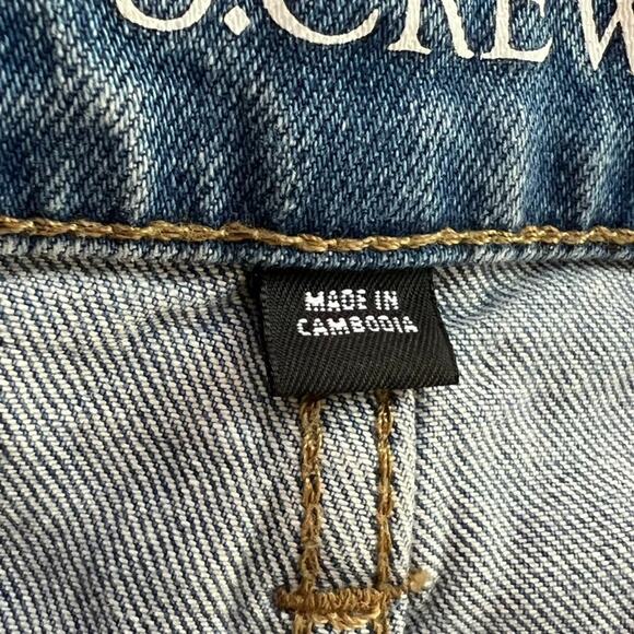 J Crew Jeans Women's Size 34 High Rise Wide Leg Trouser Medium Wash Sailor NWT - Picture 8 of 13
